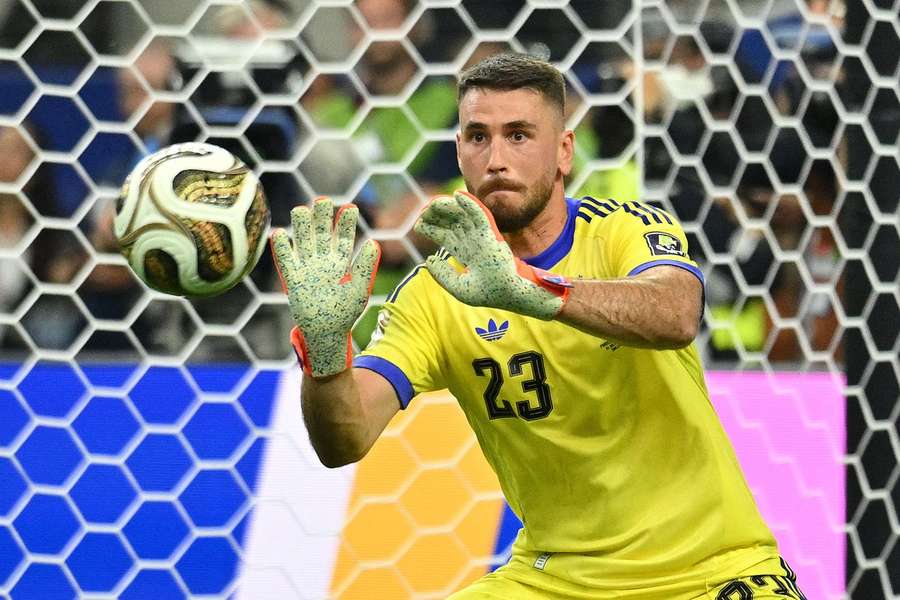 Unai Simon hat bei dieser WM erst ein einziges Gegentor kassiert Unai Simon hat bei dieser WM erst ein einziges Gegentor kassiert