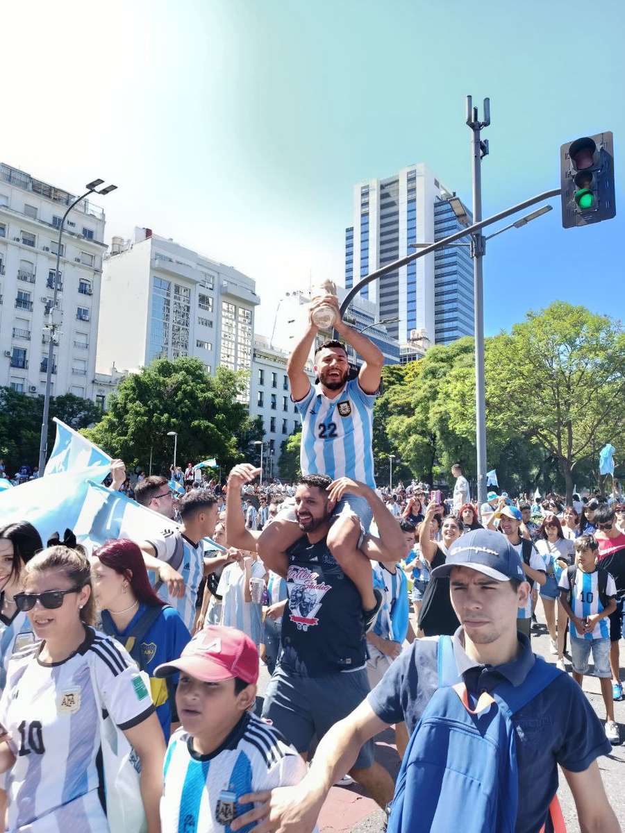 Emotionen pur auf den Straßen der argentinischen Hauptstadt