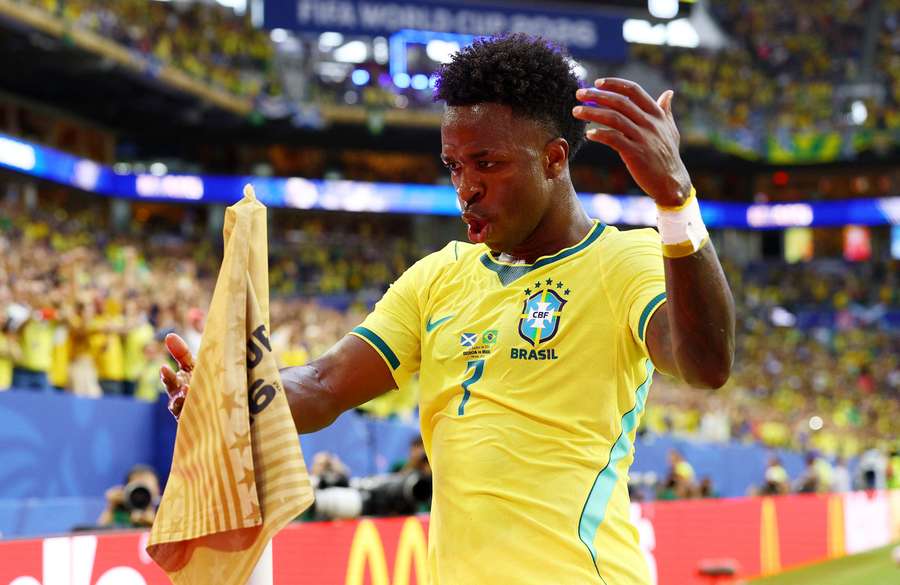 Vini Jr. tem quatro gols em três jogos na Copa do Mundo