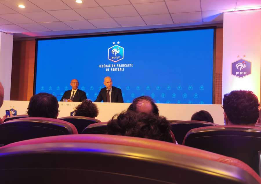 Zidane en conférence de presse