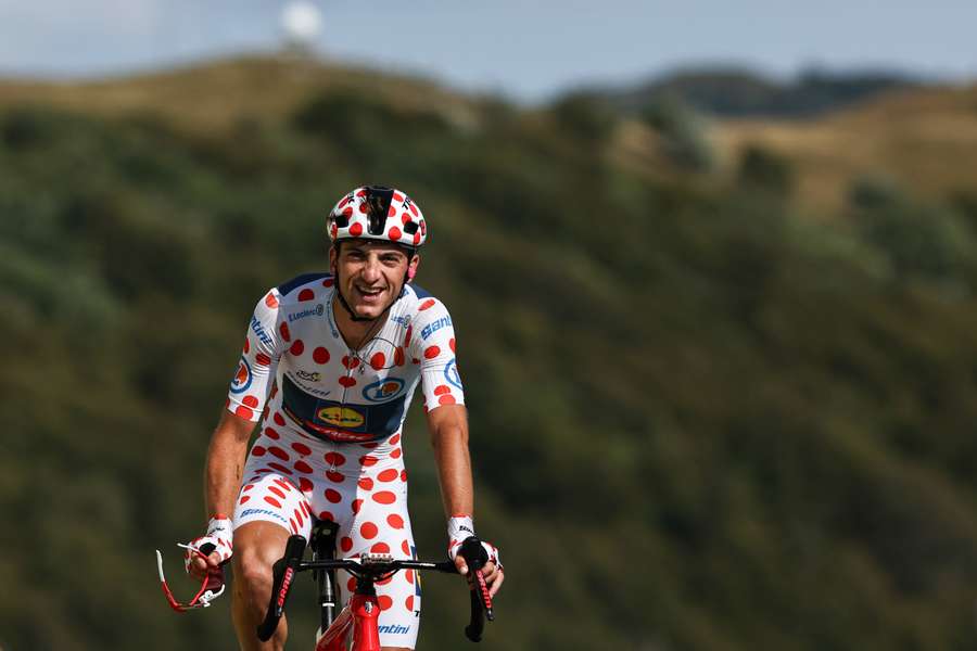 Giulio Ciccone blev lørdag den første italiener til at vinde bjergkonkkurencen i Tour de France siden Claudio Chiappucci i 1992..