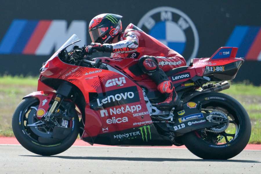 Francesco Bagnaia en Indonesia.