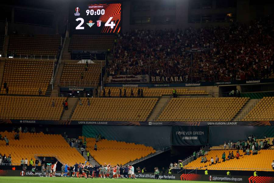 SC Braga fez a festa em Sevilha