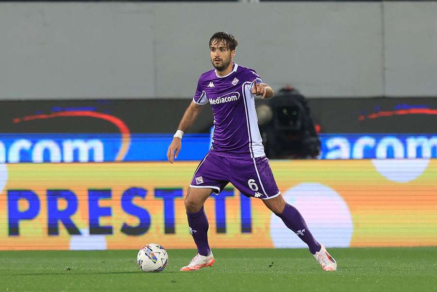 Luca Ranieri avec la Fiorentina en Serie A.