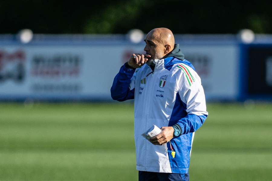 Luciano Spalletti falou aos jornalistas