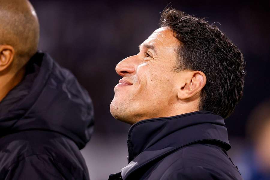 Telstar manager Anthony Correia can only look up with his team facing a relegation battle