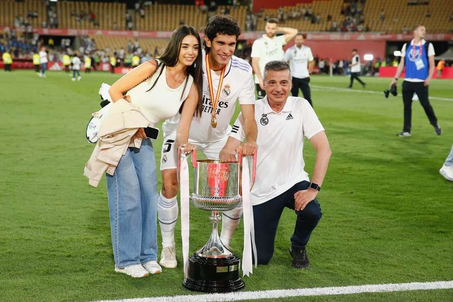 Den Copa del Rey Sieg im Finale gegen CA Osasuna durfte Vallejo noch mit Real Madrid feiern.