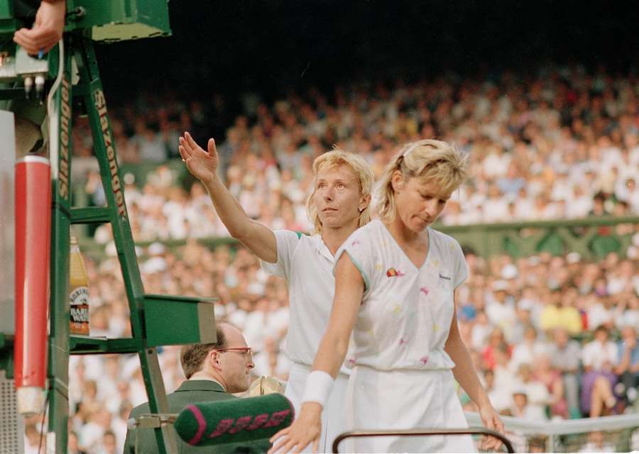 Martina Navrátilová a Chris Evertová, legendy ženského tenisu a WTA.