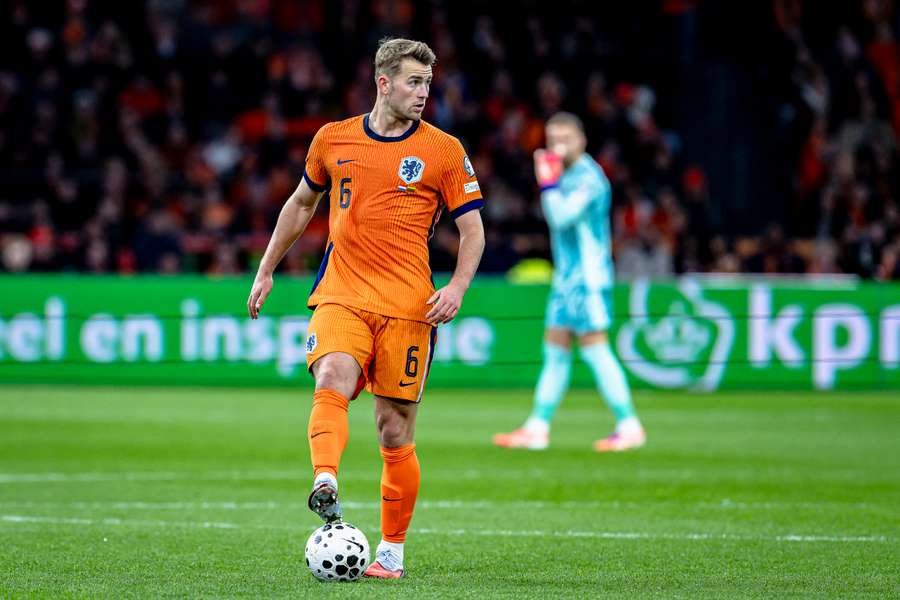 De Ligt avec les Pays-Bas en novembre 2025.