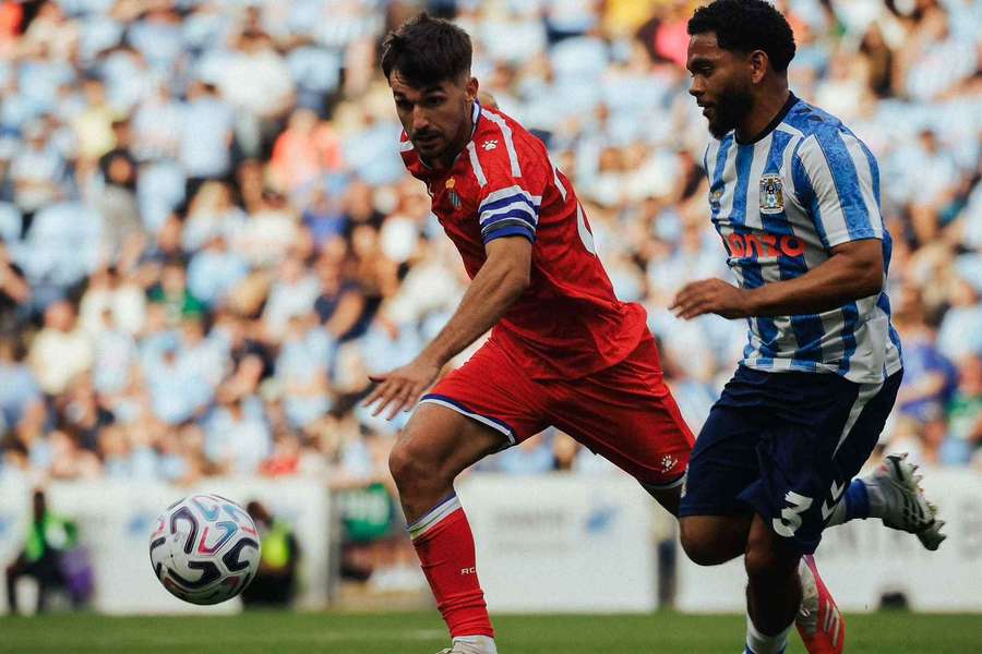 Unai Núñez, durante el Coventry-Espanyol