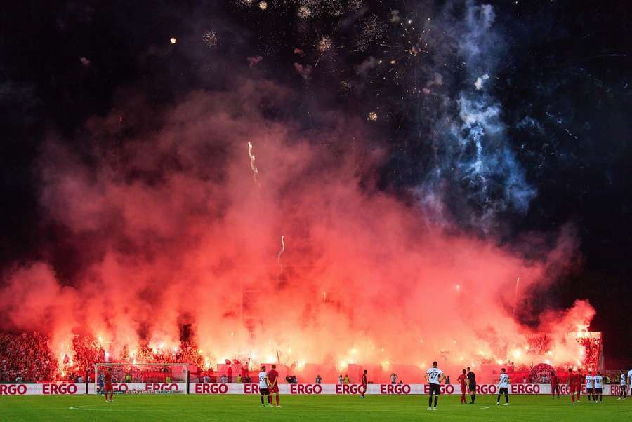 In Ulm gab es ein großes Feuerwerk zu bestaunen.