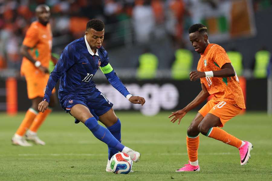 Mbappé no tuvo su mejor noche
