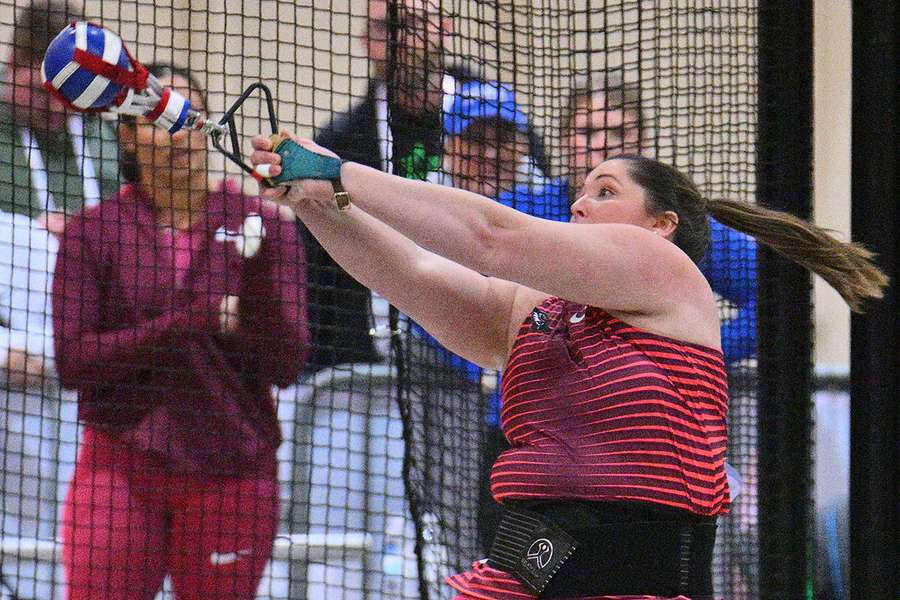 Price sets world best in women's weight throw at US Indoors