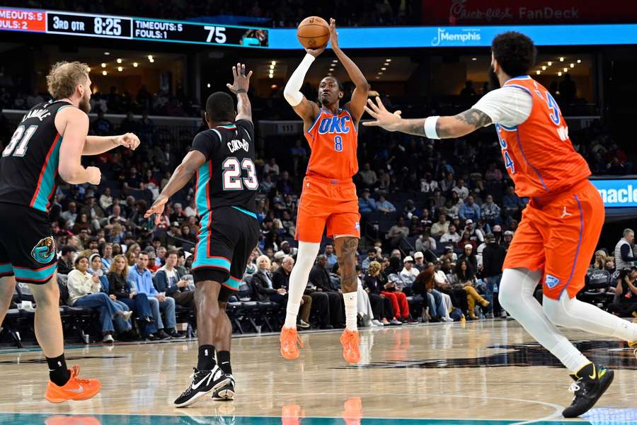 Jalen Williams značne prispel k úspechu Oklahomy.