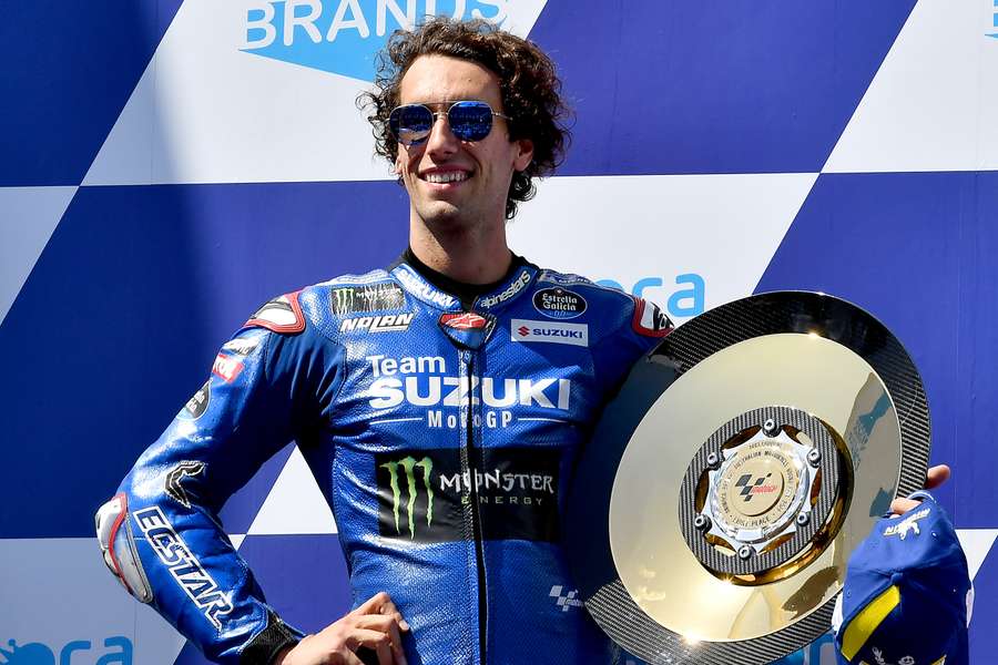 Rins claimed his fourth career MotoGP win