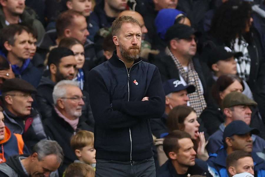 Graham Potter has been with Chelsea since September