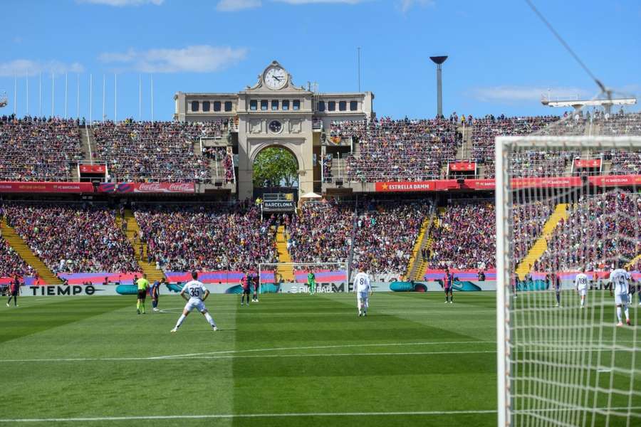 Barça-Real Madrid em Montjuïc na época passada