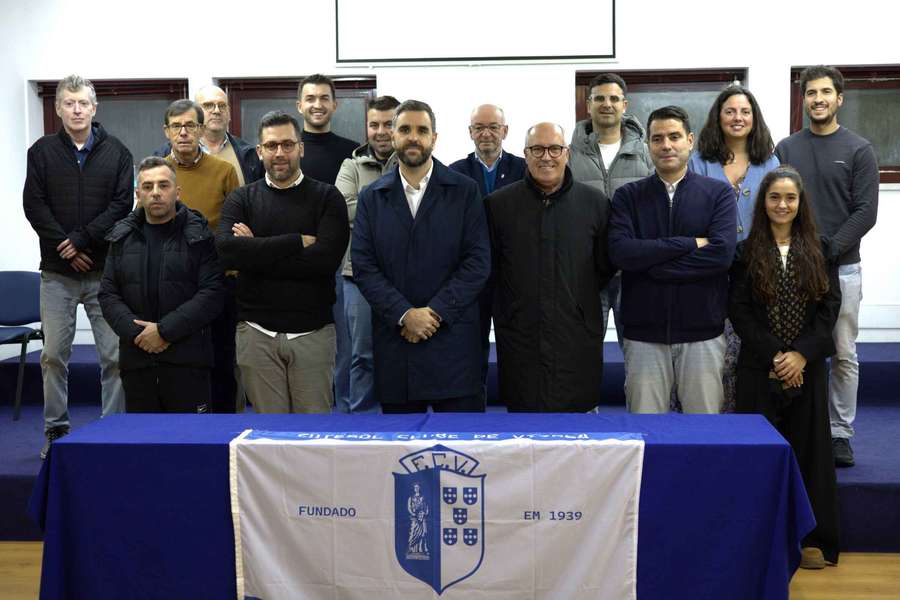 A nova direção do Vizela, liderada por João Madureira A nova direção do Vizela, liderada por João Madureira