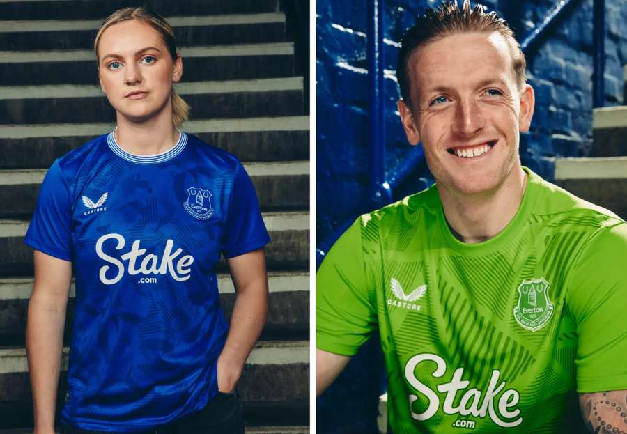 Everton home kit