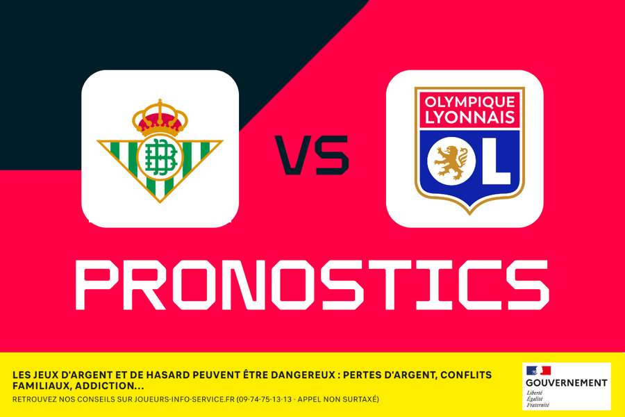 Betis Séville - OL : Pronostics, meilleurs paris et cotes (4e journée - Ligue Europa) Betis Séville - OL : Pronostics, meilleurs paris et cotes (4e journée - Ligue Europa)
