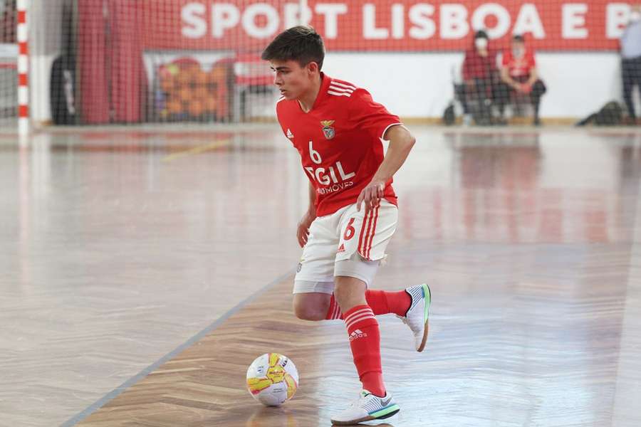 Pedro Marques estreou-se pela equipa principal do Benfica em 2021/2022