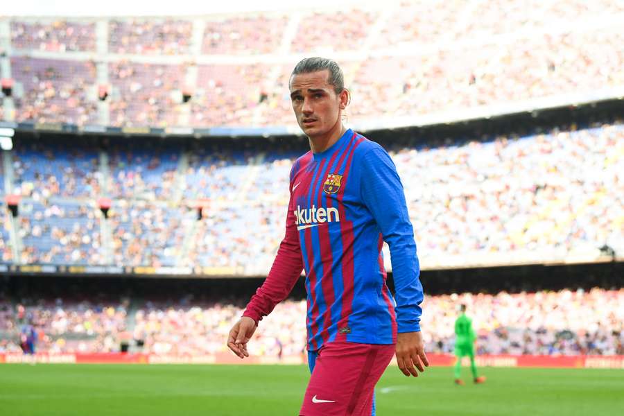 Griezman, con el Barça, en 2021