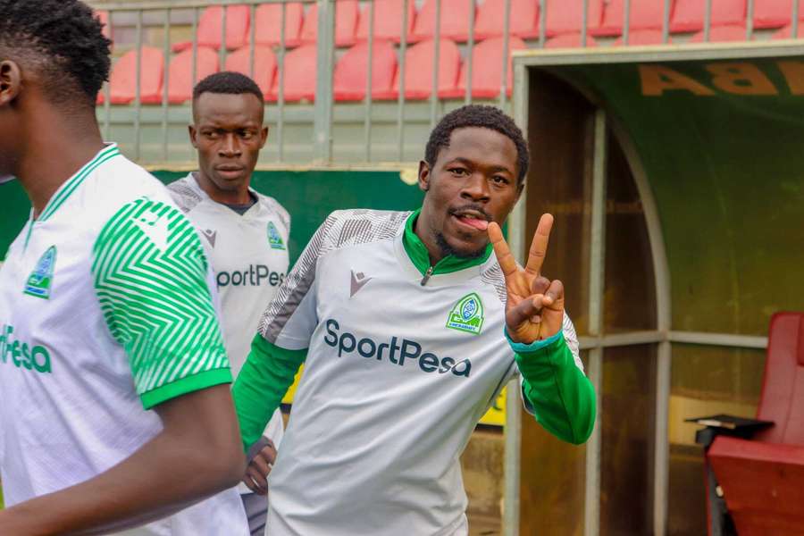 Gor Mahia midfielder Lawrence Juma in training