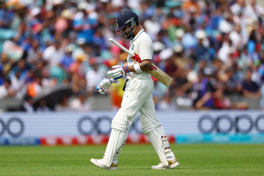 VIrat Kohli in action with India