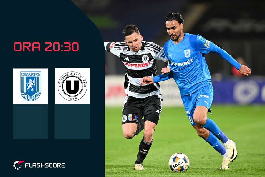 LIVE Superliga Universitatea Craiova - ”U” Cluj