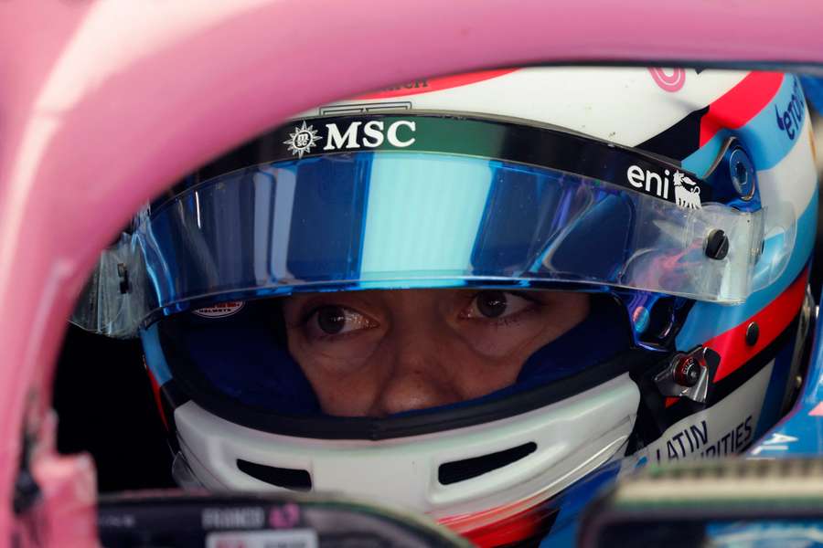 Franco Colapinto durante el Gran Premio de China.