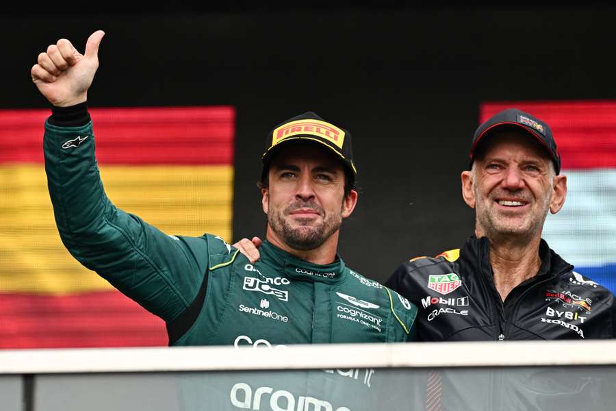 Adrian Newey trabalhará com Fernando Alonso na Aston Martin