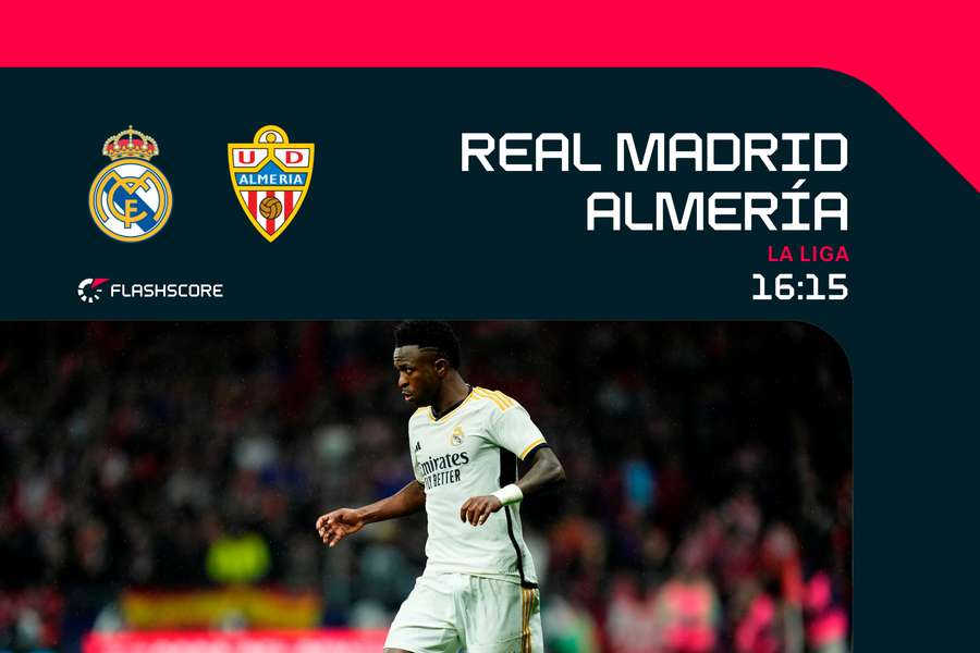 El Real Madrid recibe al Almería pensando en sanar la herida copera