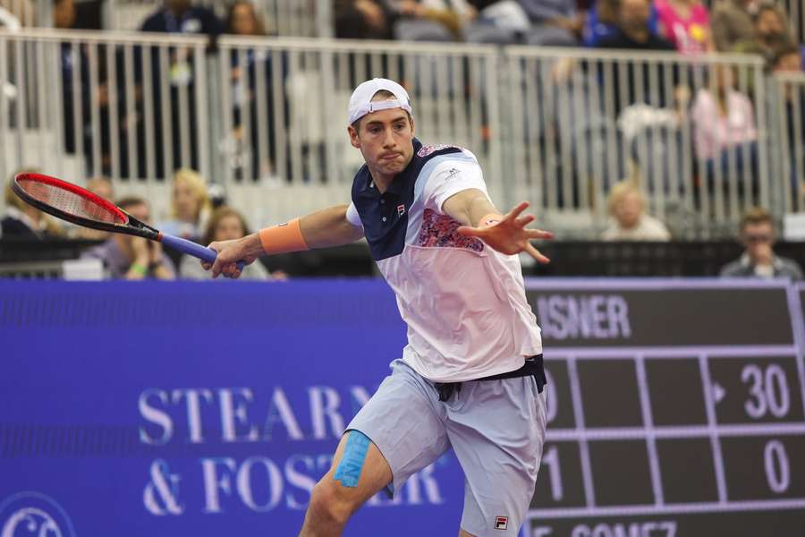 John Isner ved Dallas Open.