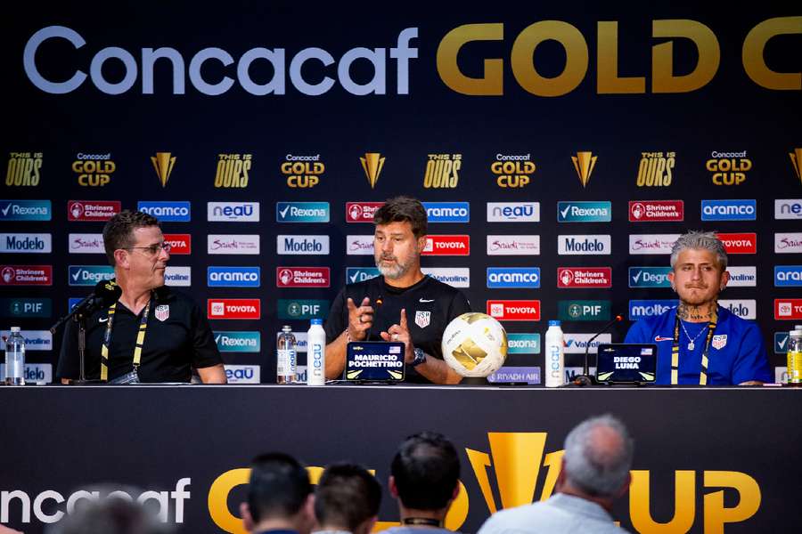 Pochettino speaking to the media Pochettino speaking to the media