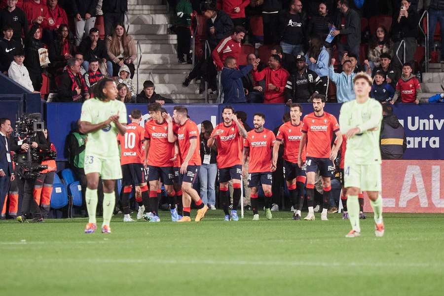 Osasuna si poradila s Barcelonou.