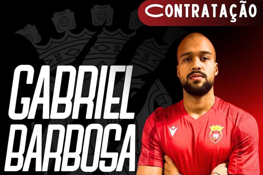 Gabriel Barbosa apresentado oficialmente no Penafiel