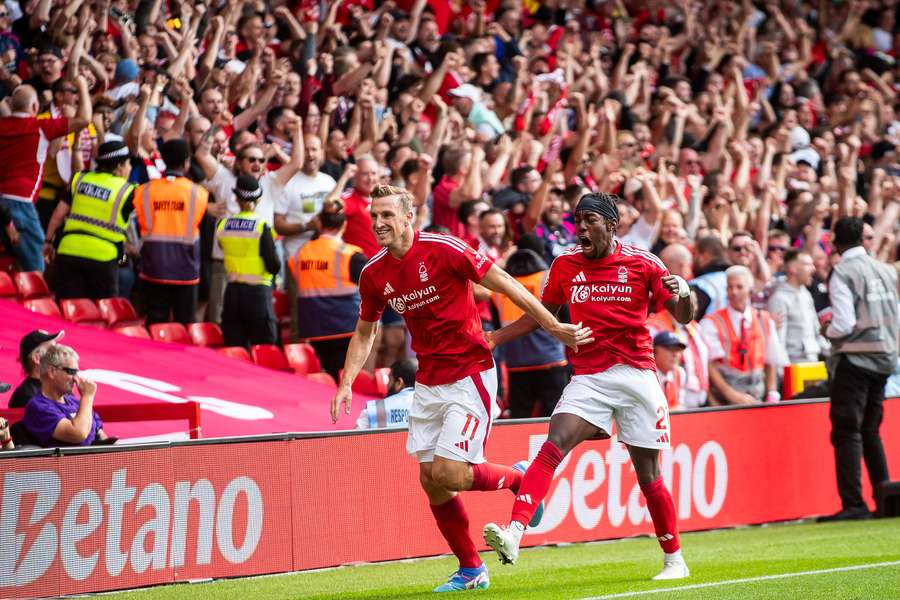 Chris Wood avec Nottingham Forest.