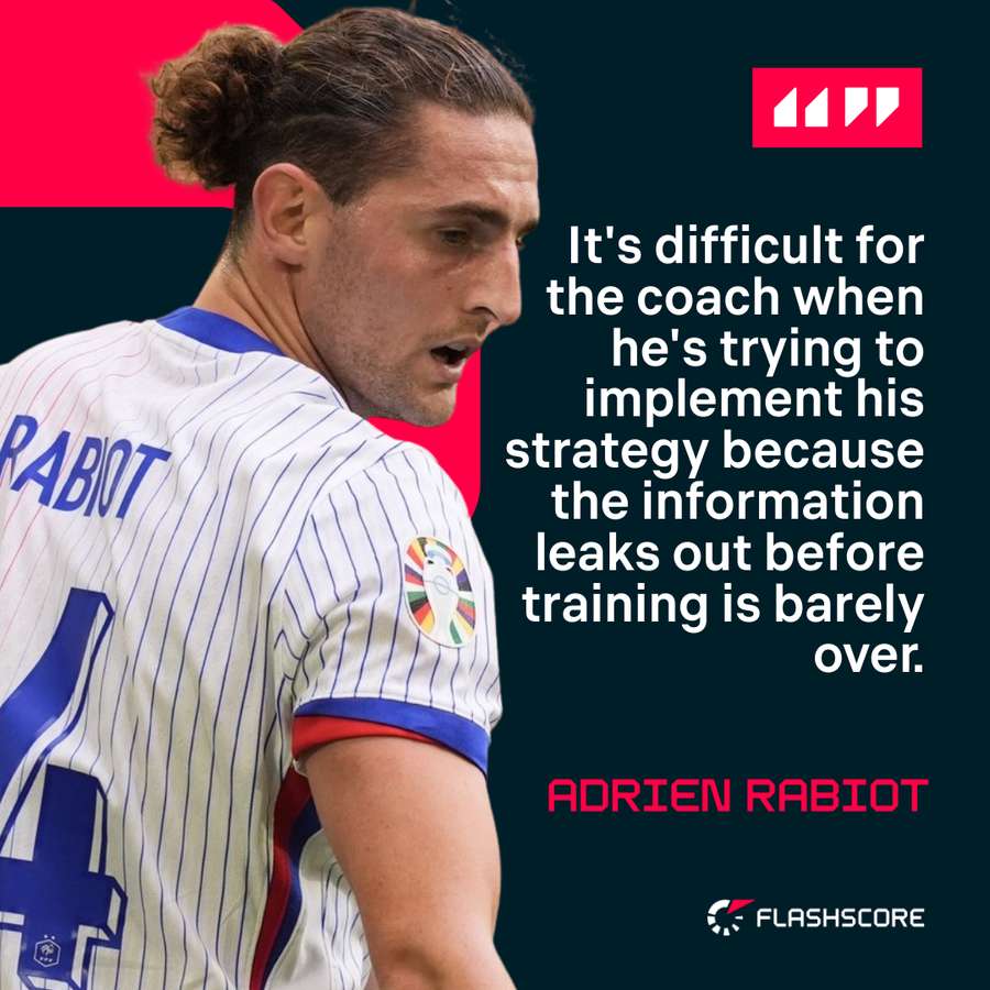 Rabiot ahead of the semi-final