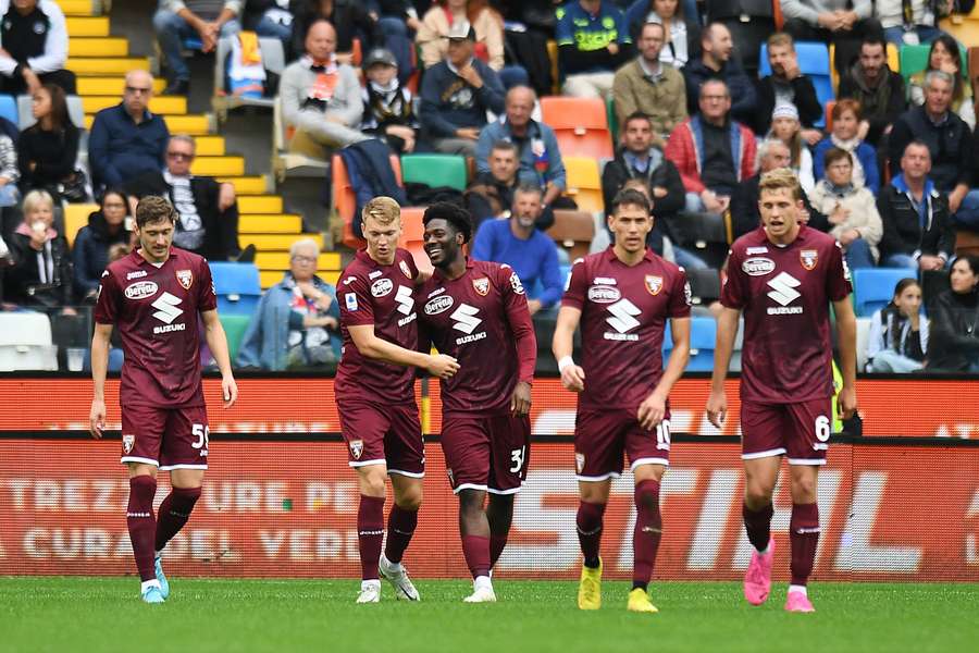 Pietro's goal makes the difference for Torino at Udine