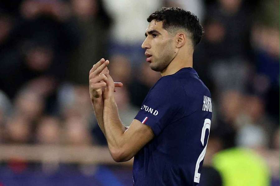 Achraf Hakimi joga a Champions com o PSG nesta semana Achraf Hakimi joga a Champions com o PSG nesta semana