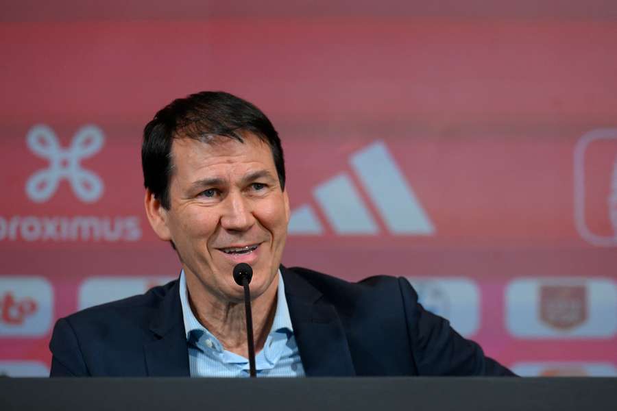 Rudi Garcia en conférence de presse ce vendredi.