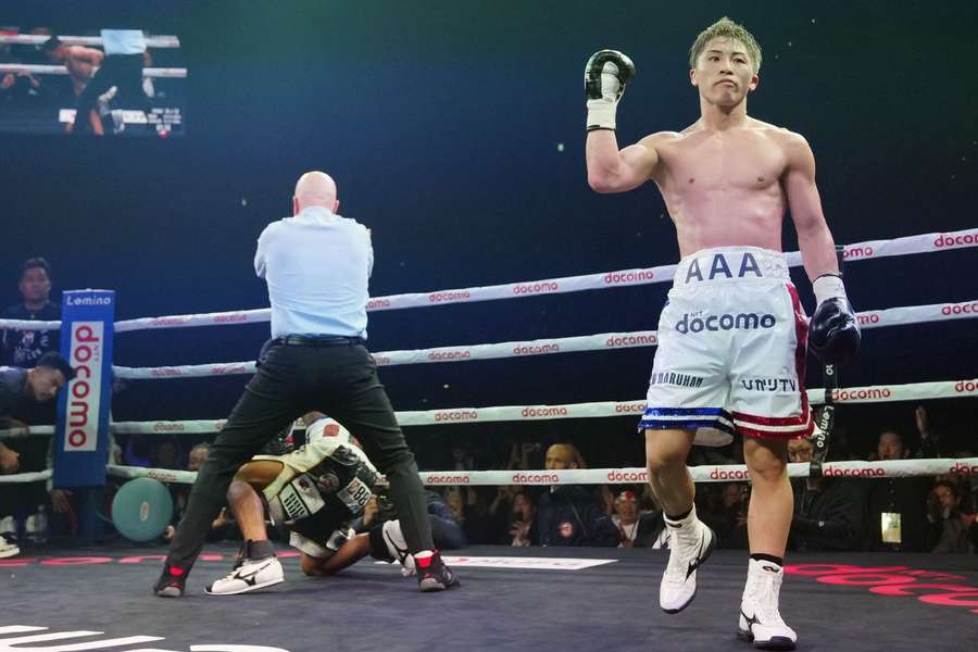Inoue secured the knockout in the 10th round
