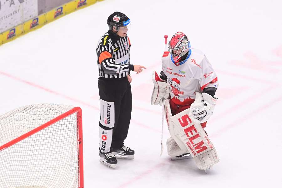 Jakub Sedláček inkasoval v Pardubicích jediný gól, Olomouc přesto prohrála.