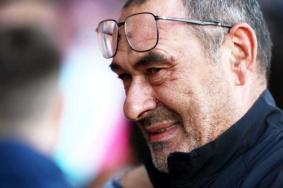 Maurizio Sarri, timoneiro da Lazio