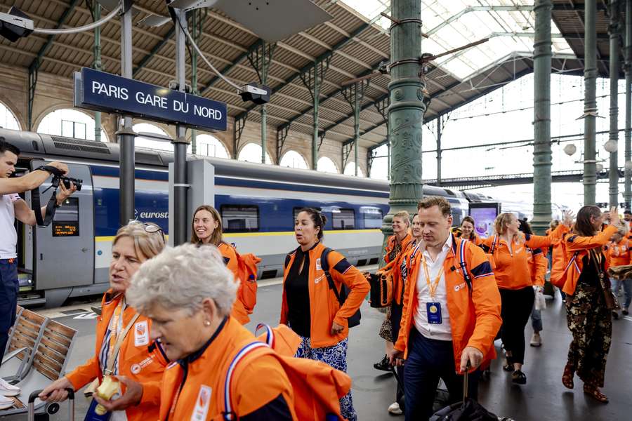 De Nederlanders zijn aangekomen in Parijs