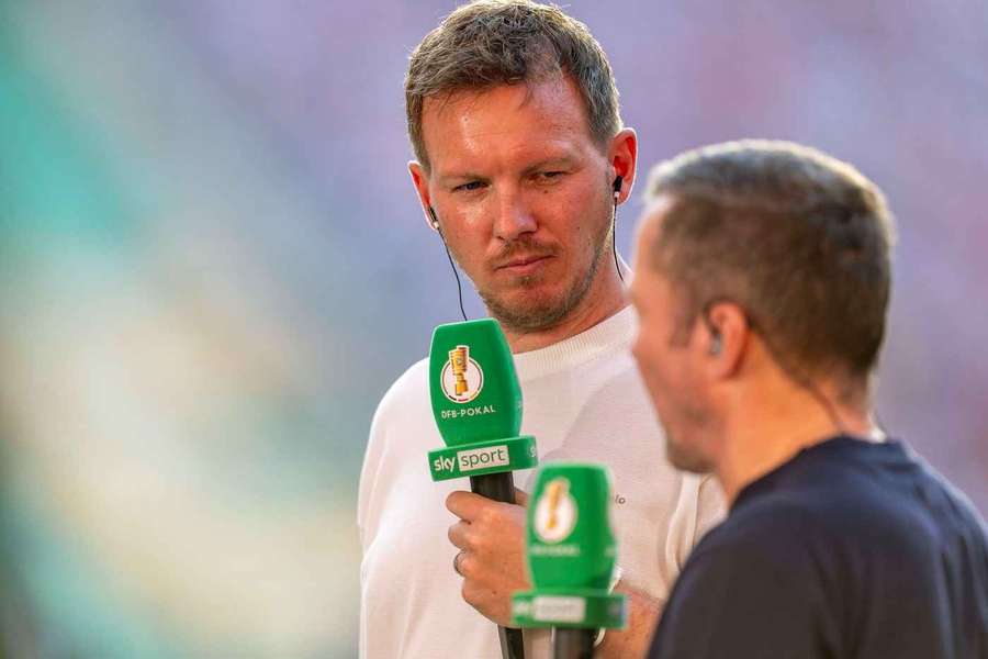 Nagelsmann und Matthäus beim DFB-Pokal-Finale im Juni