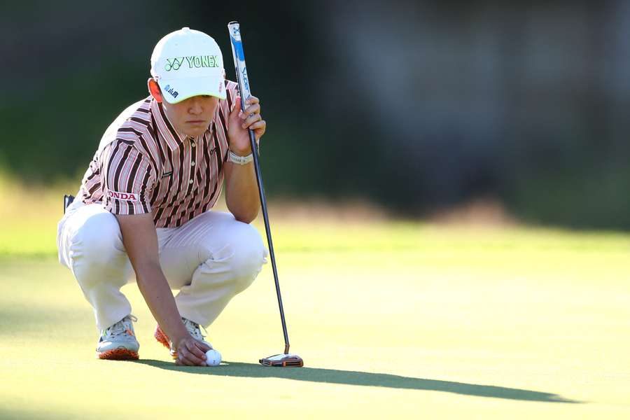 Akie Iwai watches on at the LPGA Canadian Open