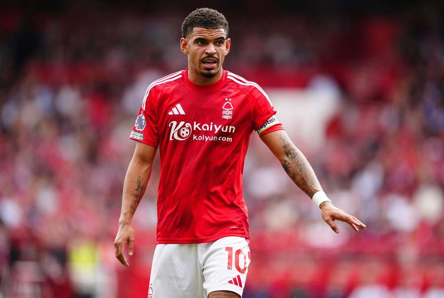 Nottingham Forest's Morgan Gibbs-White against Wolves