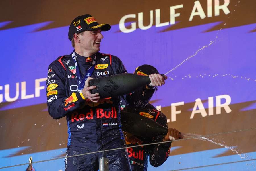 Max Verstappen à Bahreïn.