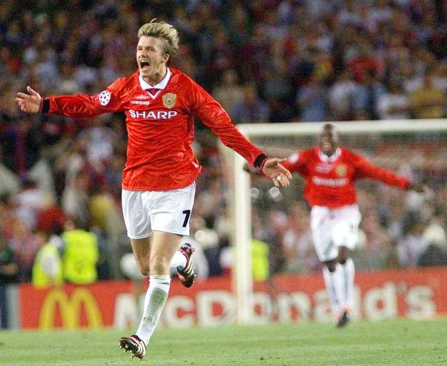 David Beckham fez história com a camisa do United
